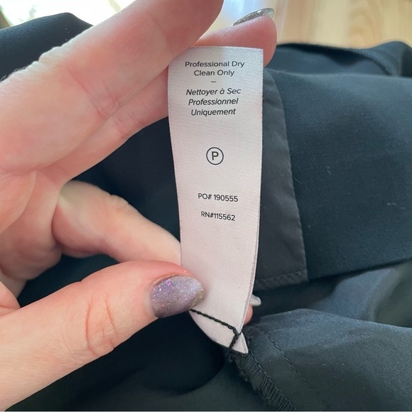 Cinq à Sept Devon Strapless Sweatheart Black High Low Skater Mini Dress EUC Sz 6 - Picture 10 of 11